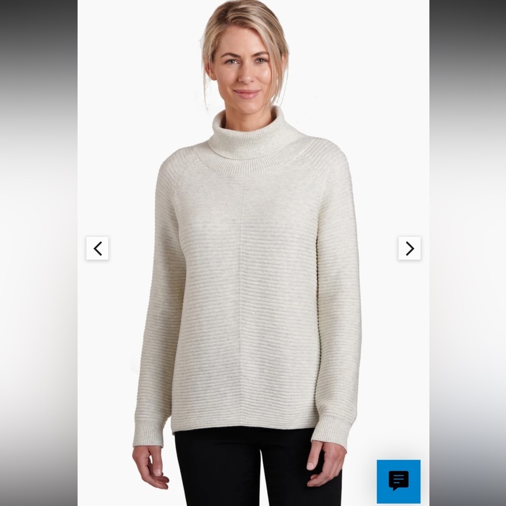 Kuhl Solace Sweater in Natural, Size Large